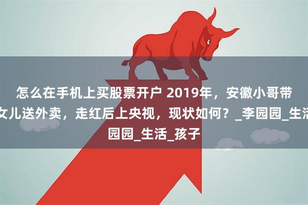 怎么在手机上买股票开户 2019年，安徽小哥带6个月女儿送外卖，走红后上央视，现状如何？_李园园_生活_孩子